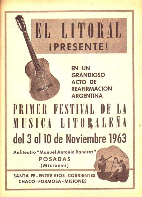 El Festival de M sica del Litoral de Posadas Revista Folklore