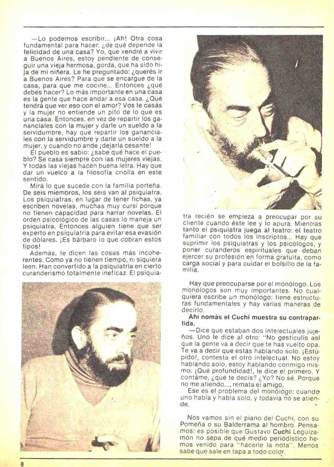 Gustavo “Cuchi” Leguizamón – Revista Folklore