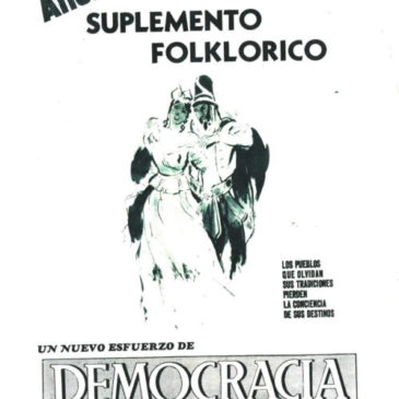 El Diario Democracia y su Suplemento Folklórico