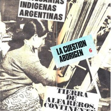 La Cuestión Indígena en la Revista Folklore (6)  “Artesanías”